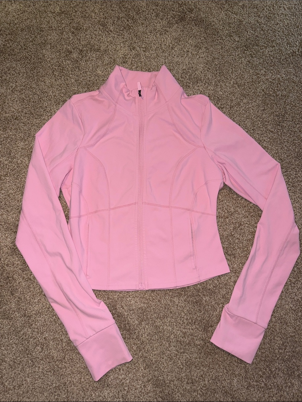 Fabletics Cropped Zip-up training jacket. Size women’s small.